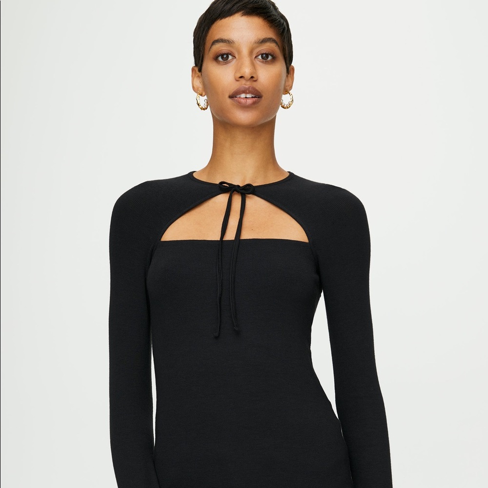 Aritzia Wilfred Carla long sleeve top